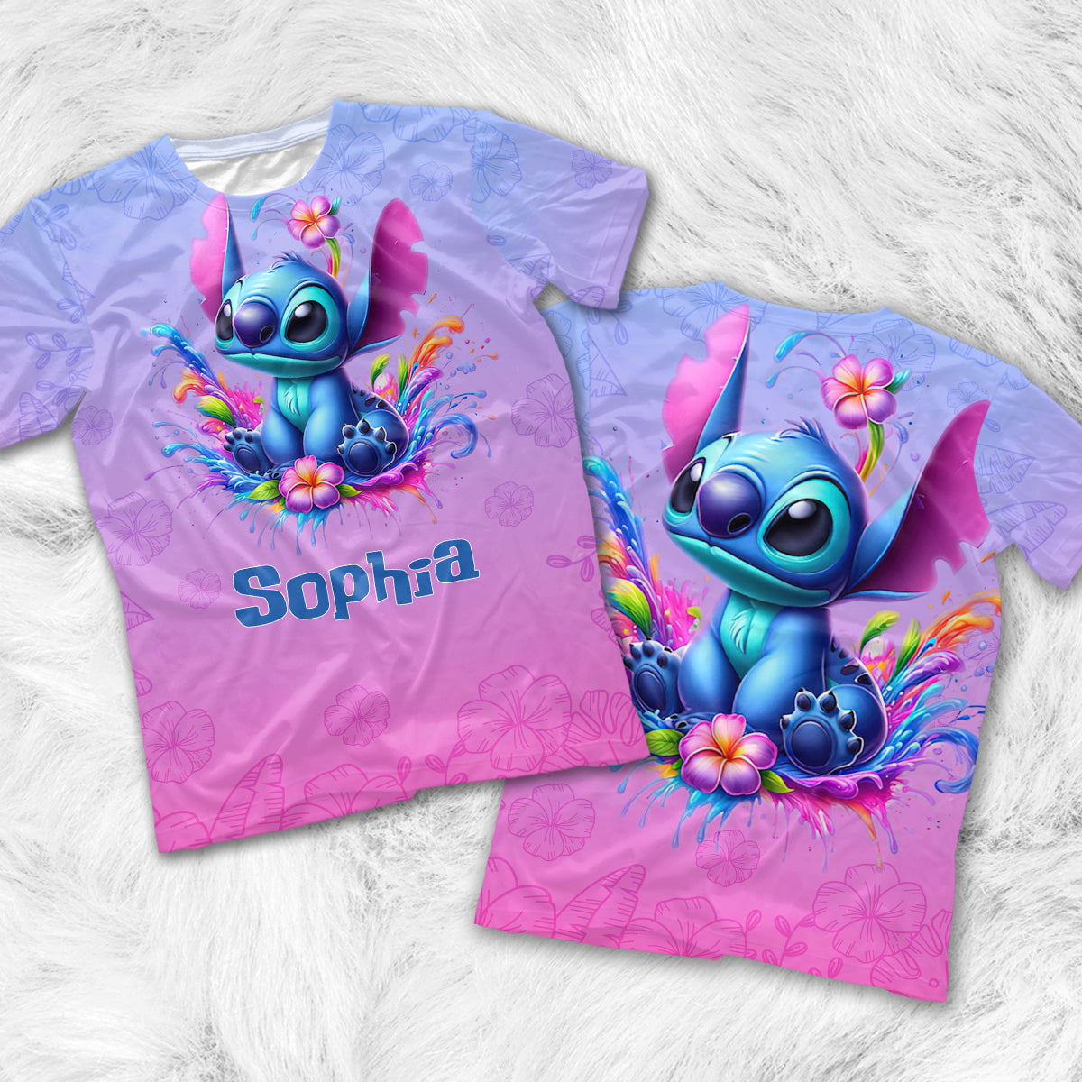 Ohana Means Family - Personalized Ohana All Over Shirt & Women Shorts