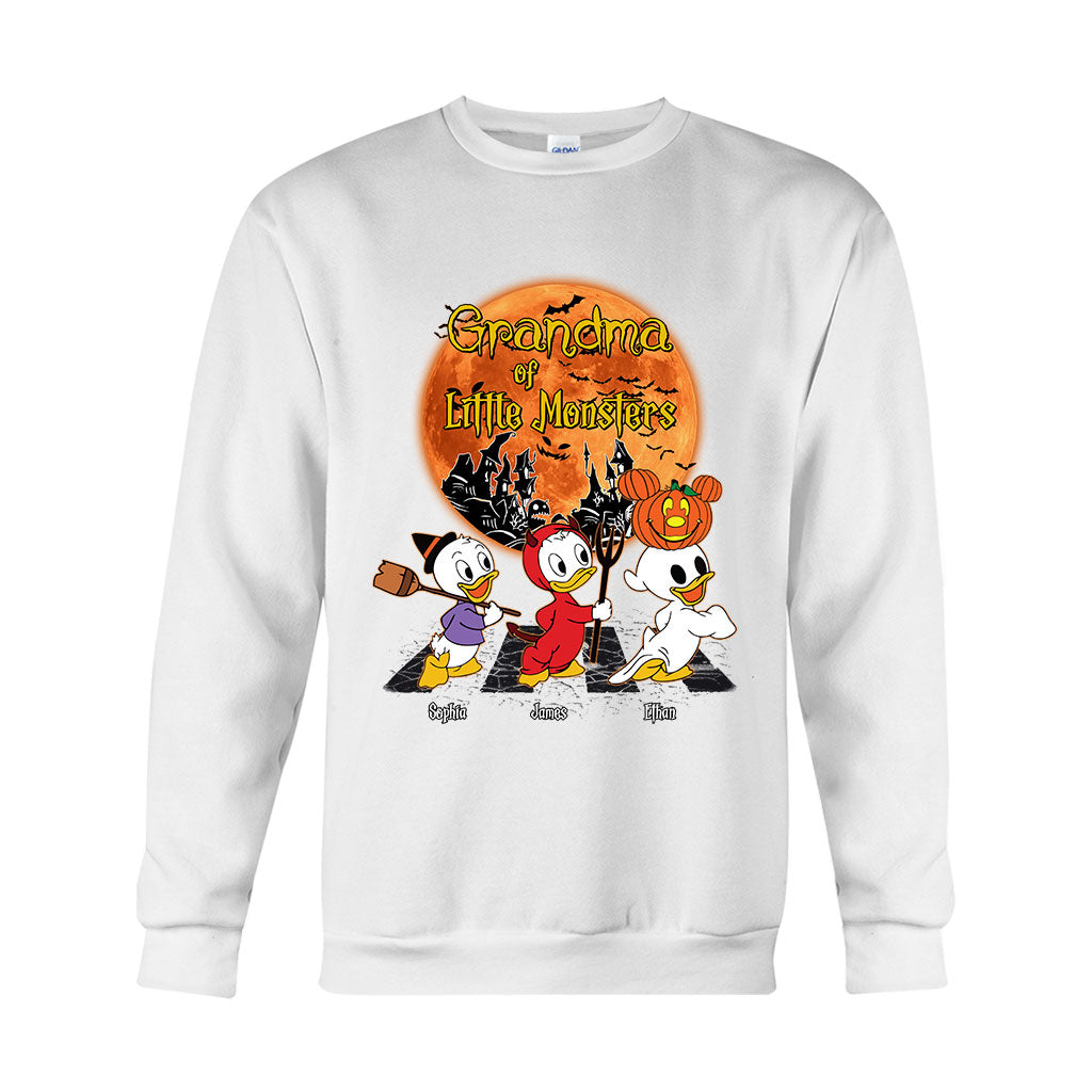 Grandma Of Little Monsters - Personalized Mouse T-shirt And Hoodie
