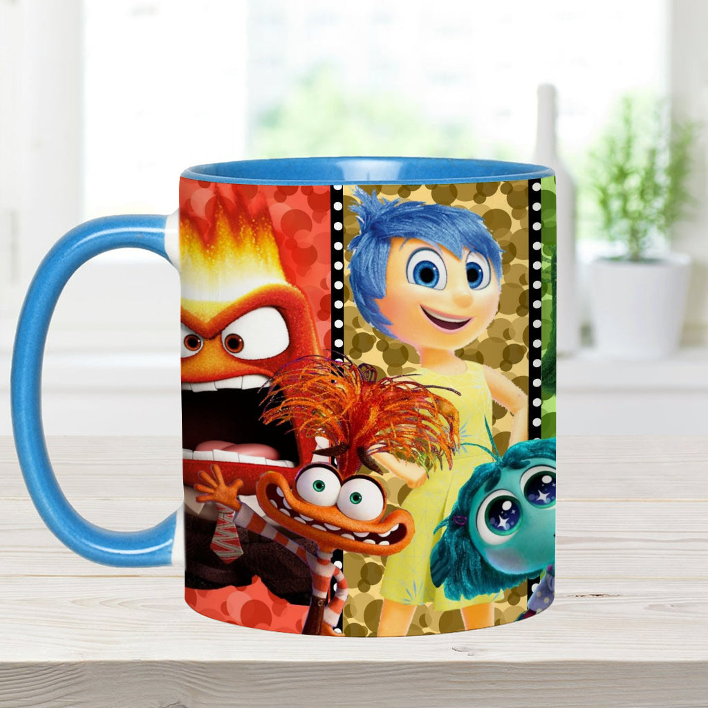 It's Ok To Feel All The Feels - Personalized Mouse Accent Mug