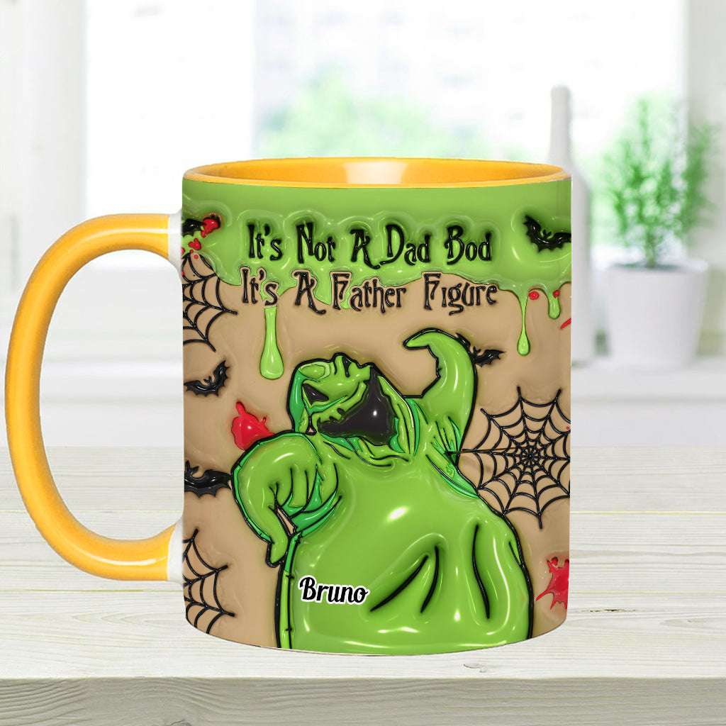 It's Not A Dad Bod It's A Father Figure - Personalized Nightmare Accent Mug
