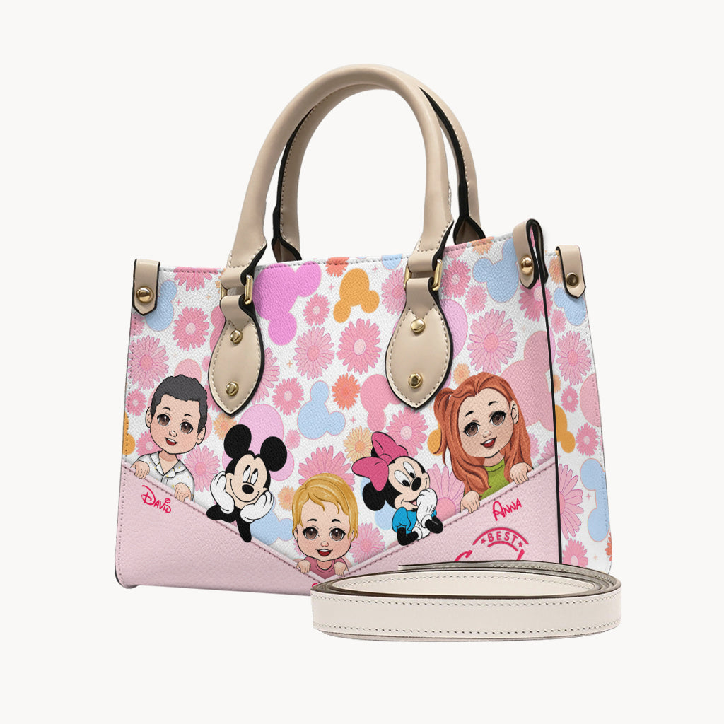 Best Grandma/ Nana/ Mimi... Ever - Personalized Mouse Leather Handbag