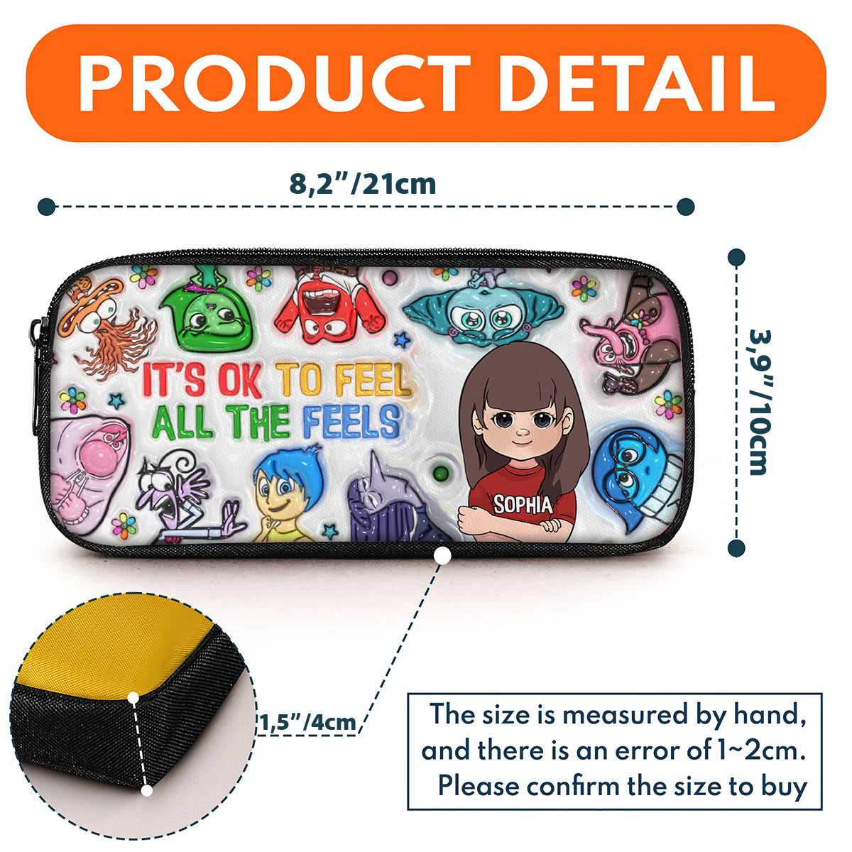 Whatever You Feel - Personalized Kid Pencil Case