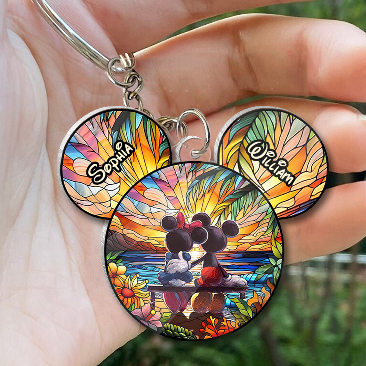 You And Me We Got This - Personalized Mouse Transparent Keychain