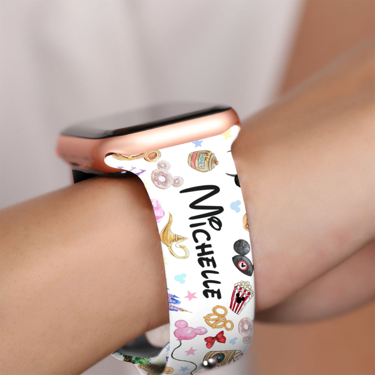 Love Magic Mouse Ears - Personalized Mouse Apple Watch Band