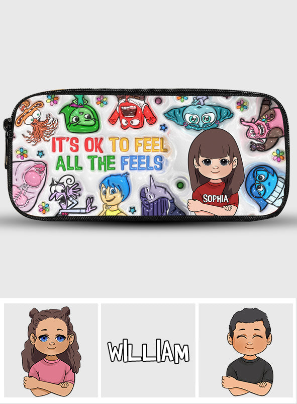 Whatever You Feel - Personalized Kid Pencil Case