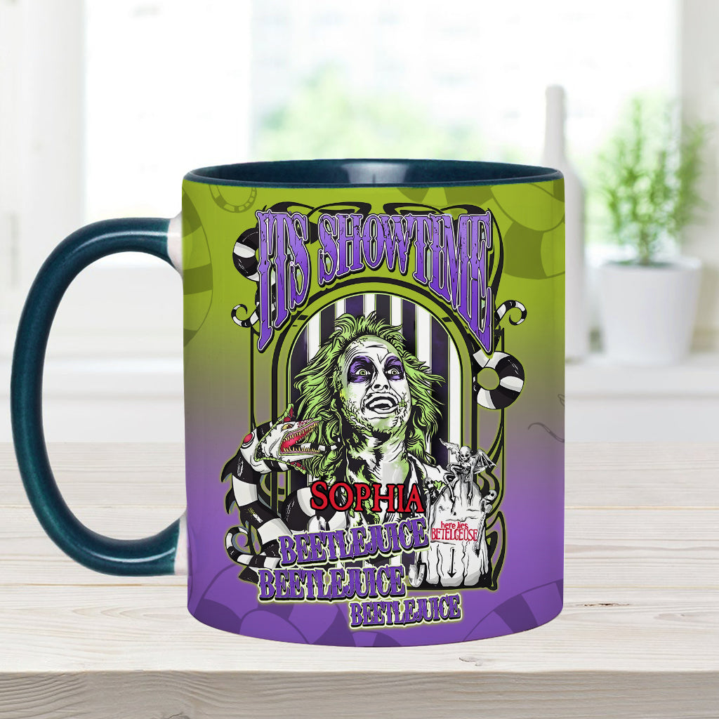 Never Trust The Living - Personalized Accent Mug