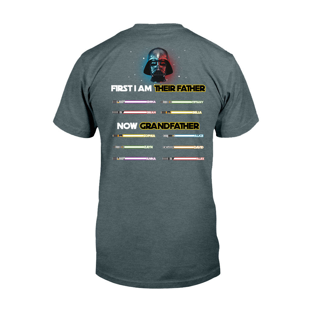 I Am Their Father Now Grandfather - Personalized The Force T-shirt And Hoodie