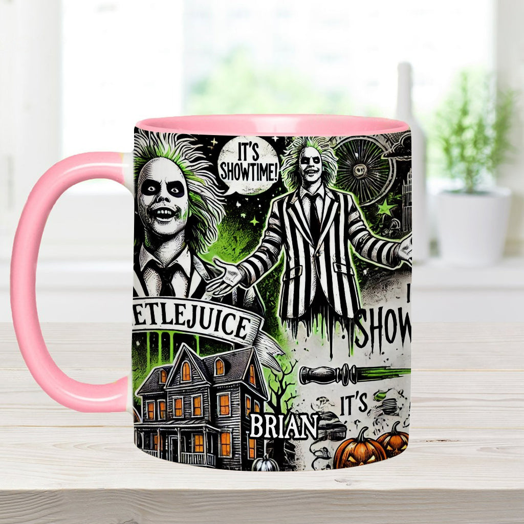 It's Show Time - Personalized Accent Mug