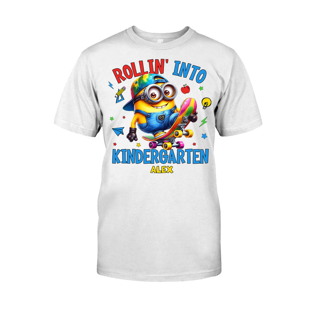 Rollin Into School - Personalized T-shirt And Hoodie