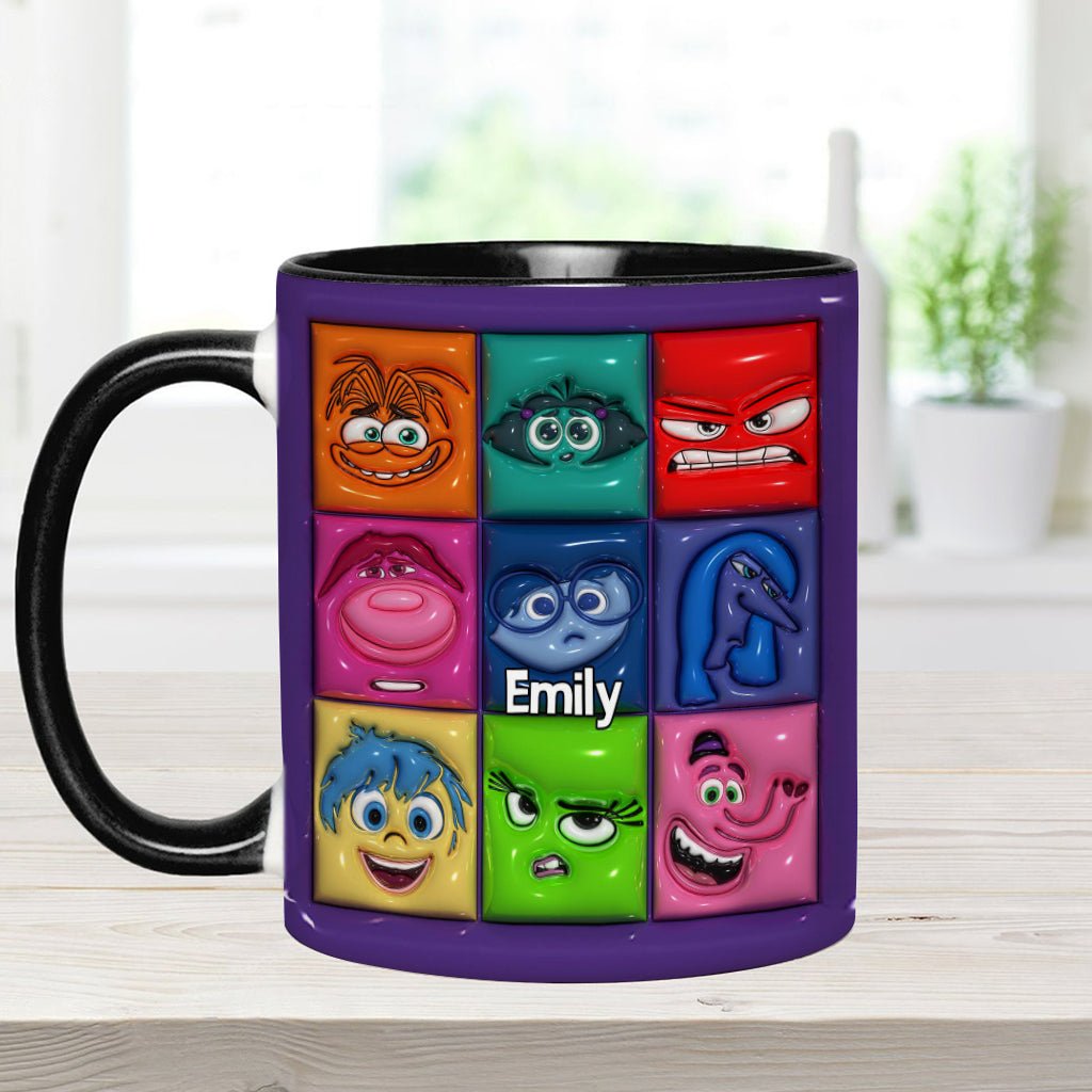It's Okay To Feel All The Feels - Personalized Accent Mug