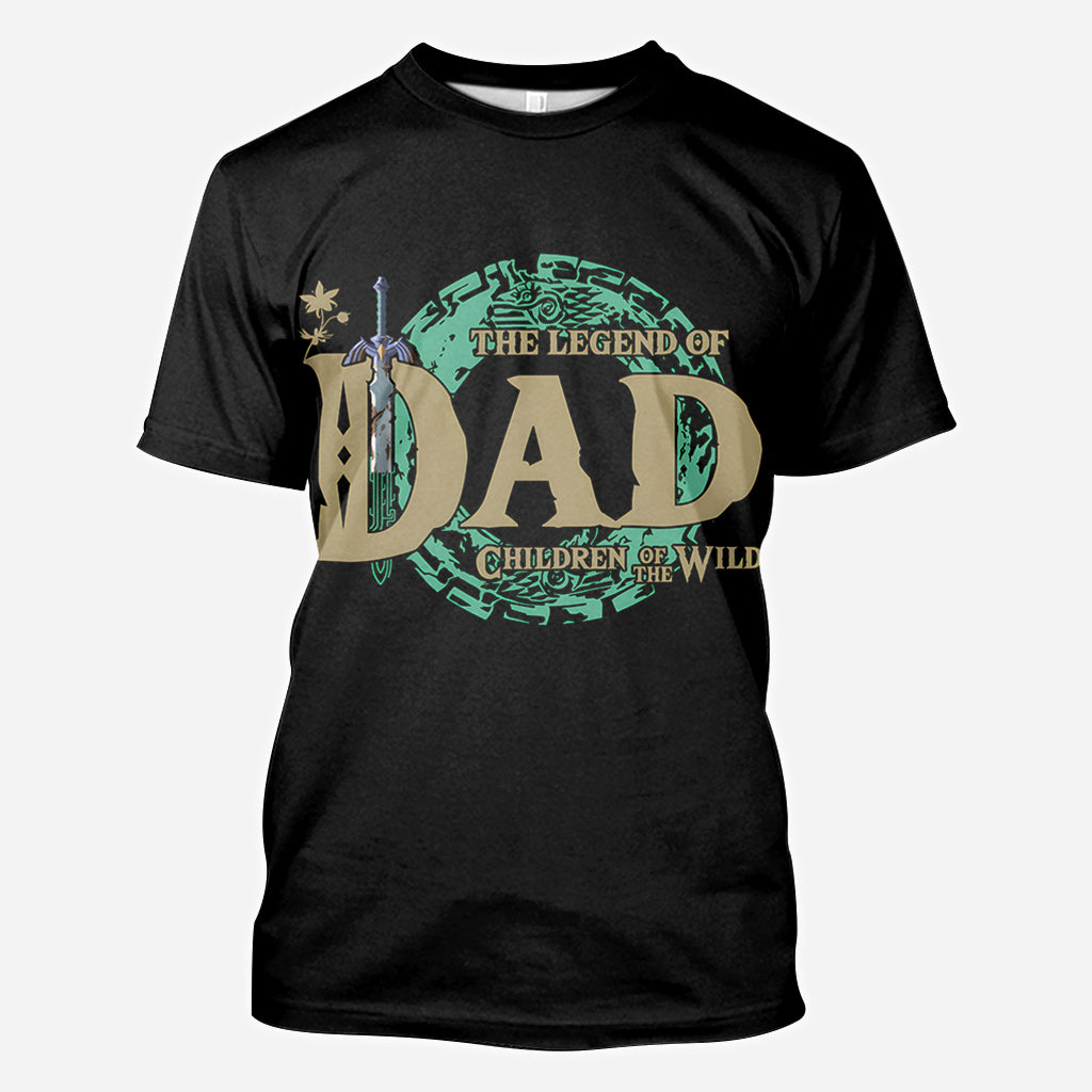 The Legend Of Dad/ Mom/ Nana... - Personalized The Hero's Legend All Over Shirt