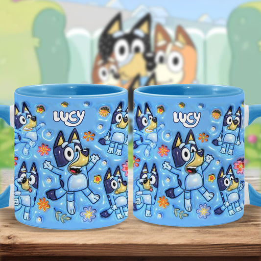 Cool Dog - Personalized Mouse Accent Mug