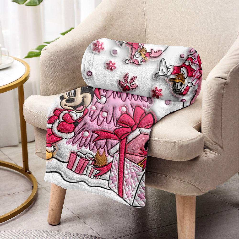 Let It Snow - Personalized Mouse Blanket
