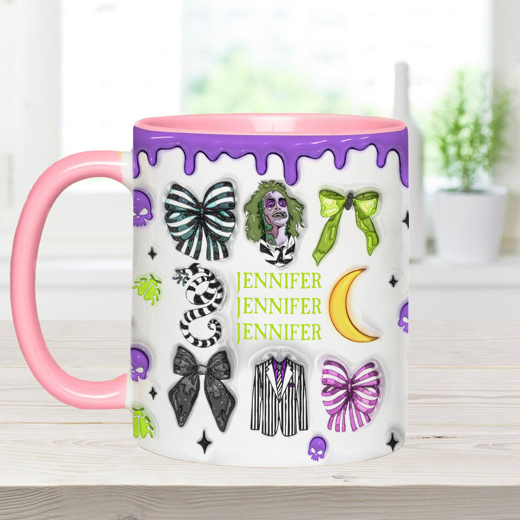 Never Trust The Living - Personalized Accent Mug