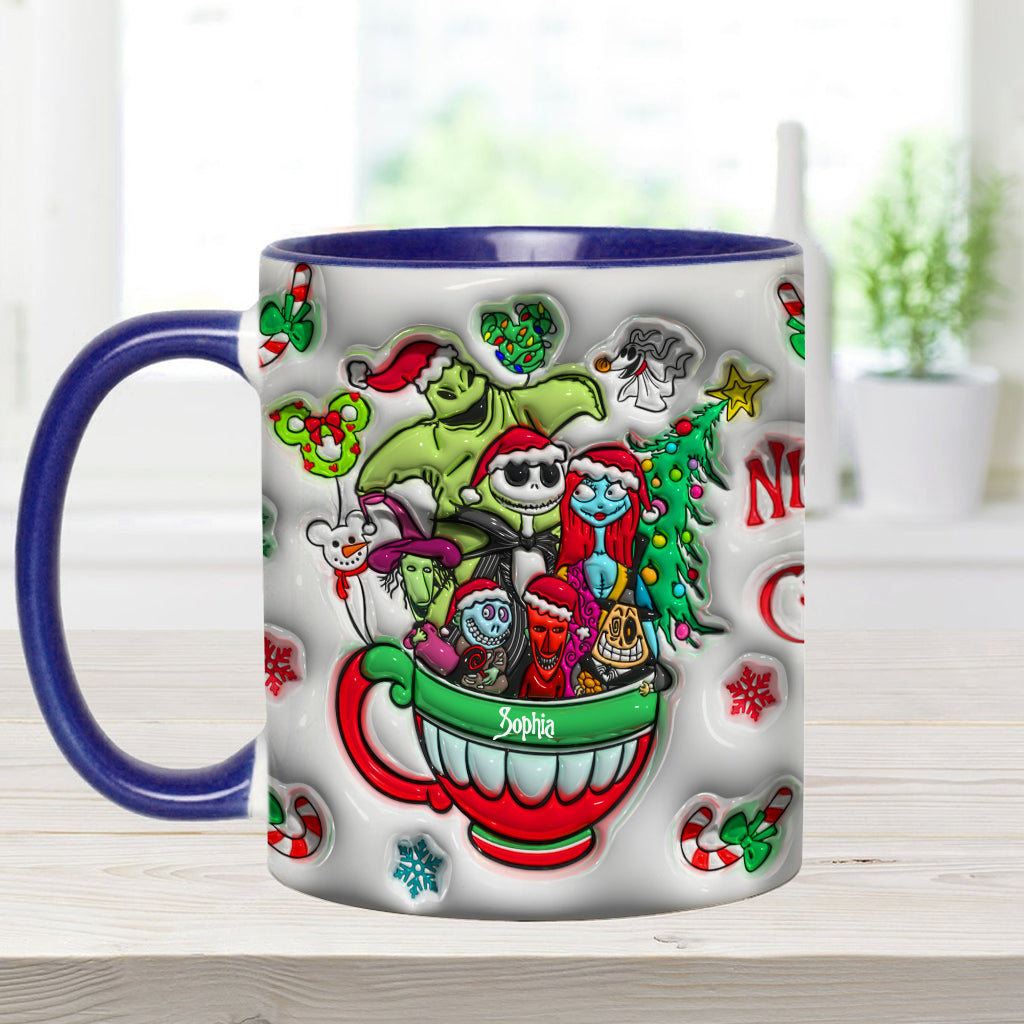 Merry Grinchmas - Personalized Nightmare Accent Mug