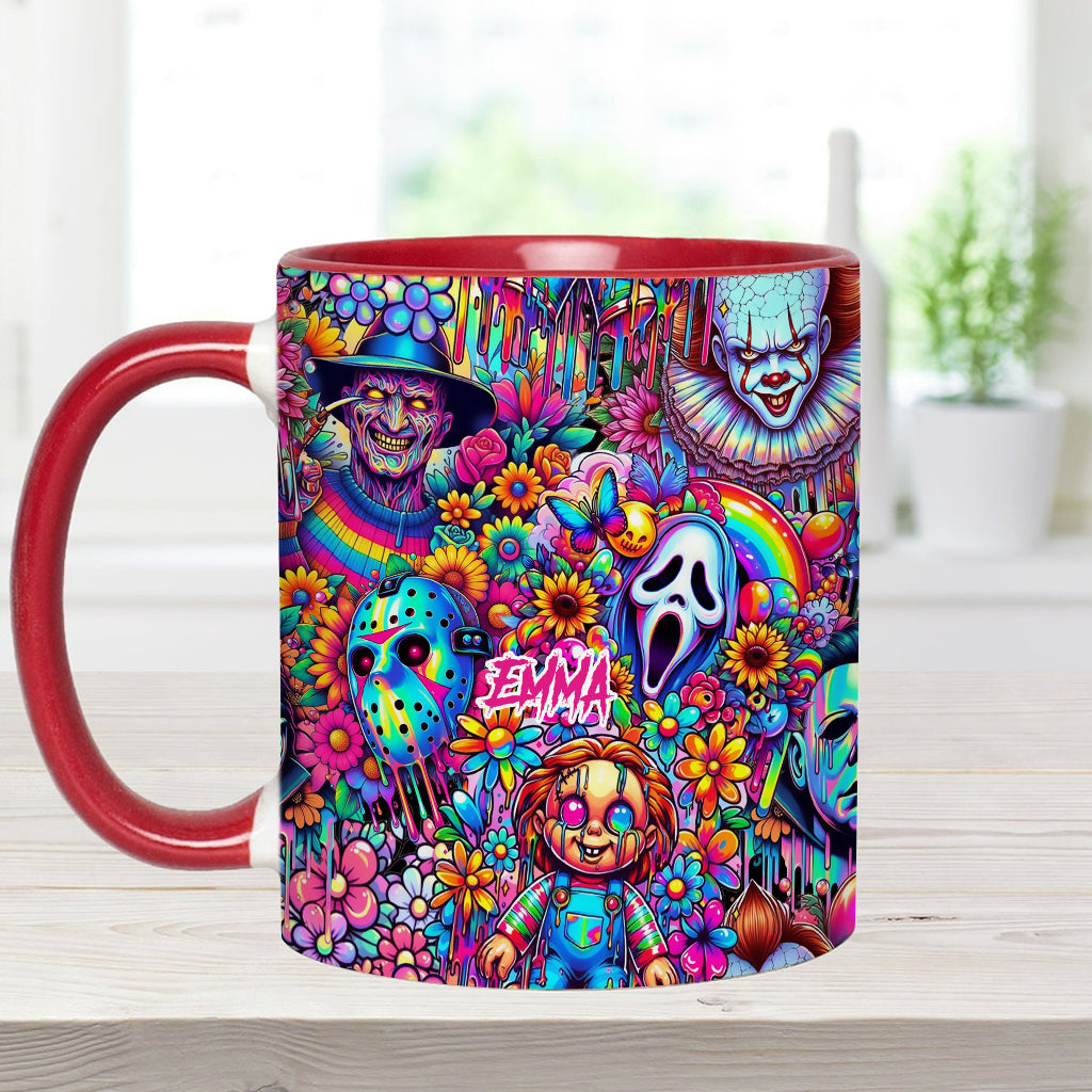 Colorful Horror - Personalized Accent Mug