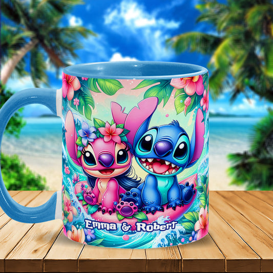 Lovely Couple - Personalized Ohana Accent Mug