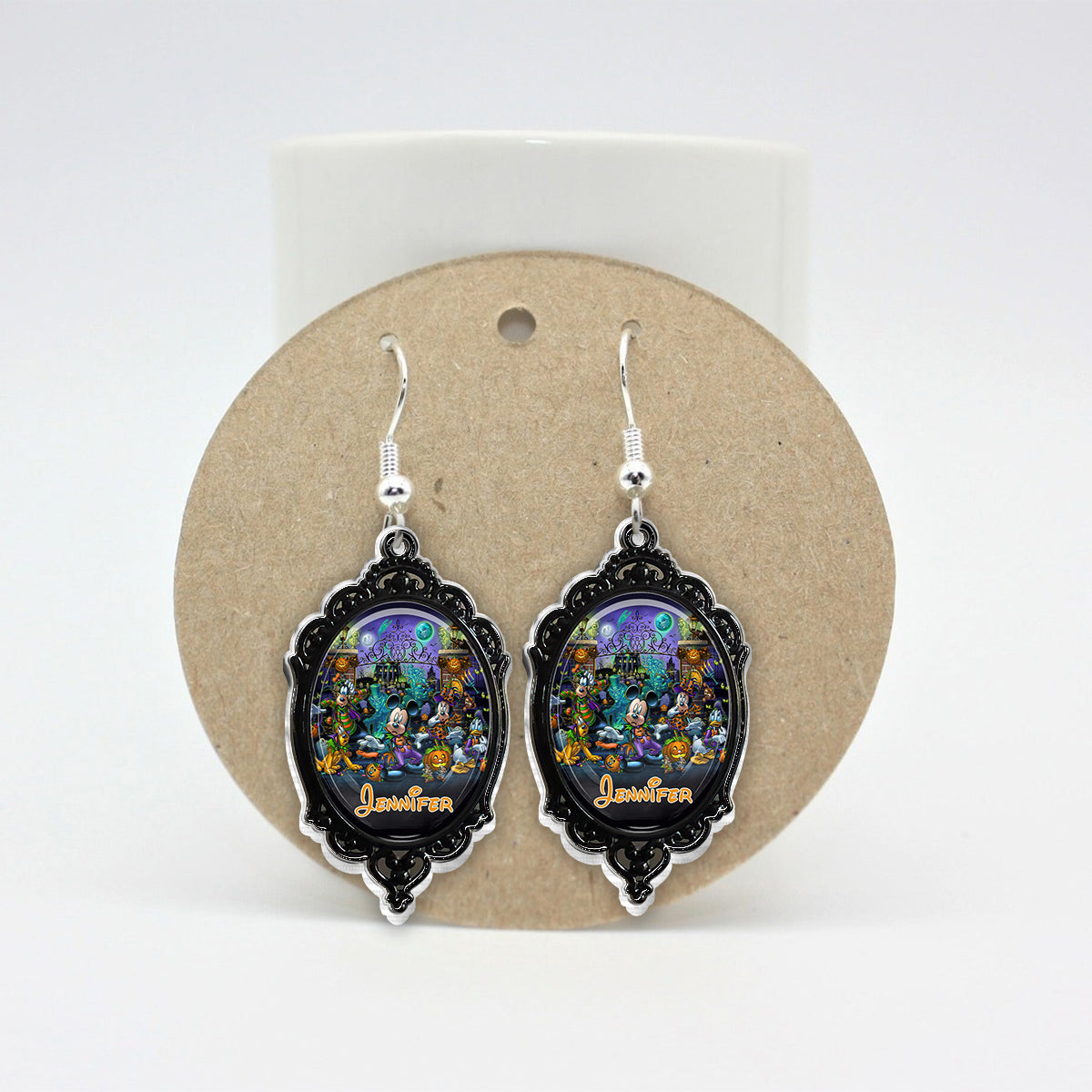 Welcome Foolish Mortals - Personalized Mouse Earrings