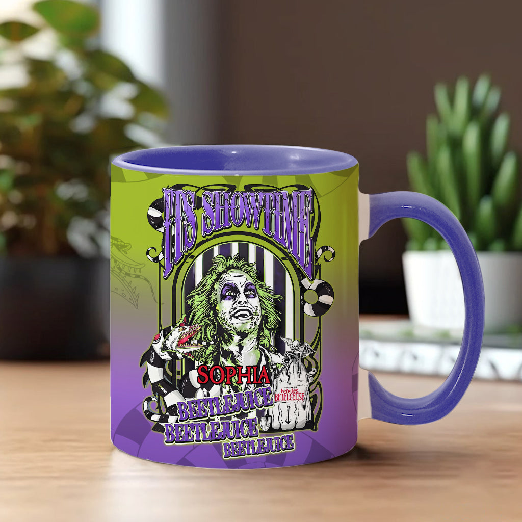 Never Trust The Living - Personalized Accent Mug