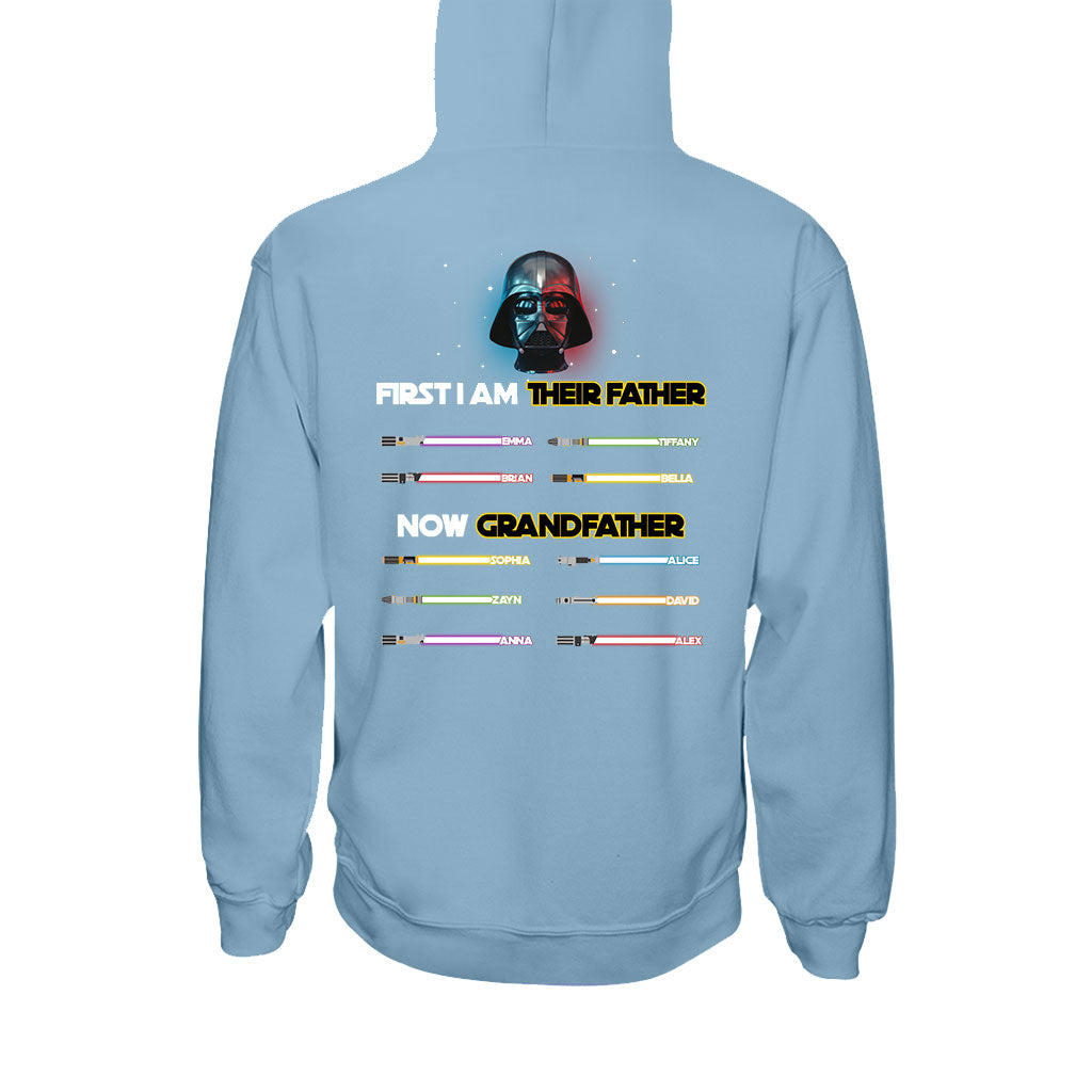 I Am Their Father Now Grandfather - Personalized The Force T-shirt And Hoodie