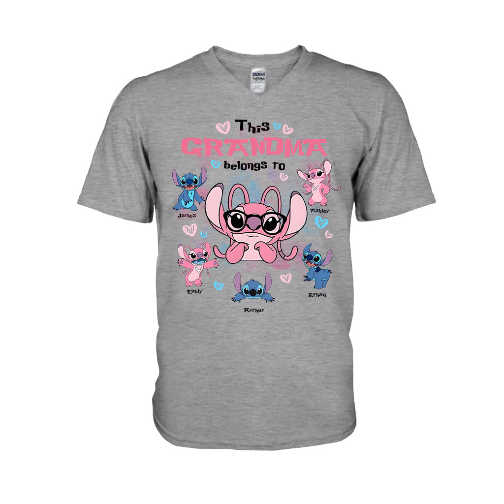 This Grandma Belongs To Custom Any Title - Personalized Mouse T-shirt And Hoodie
