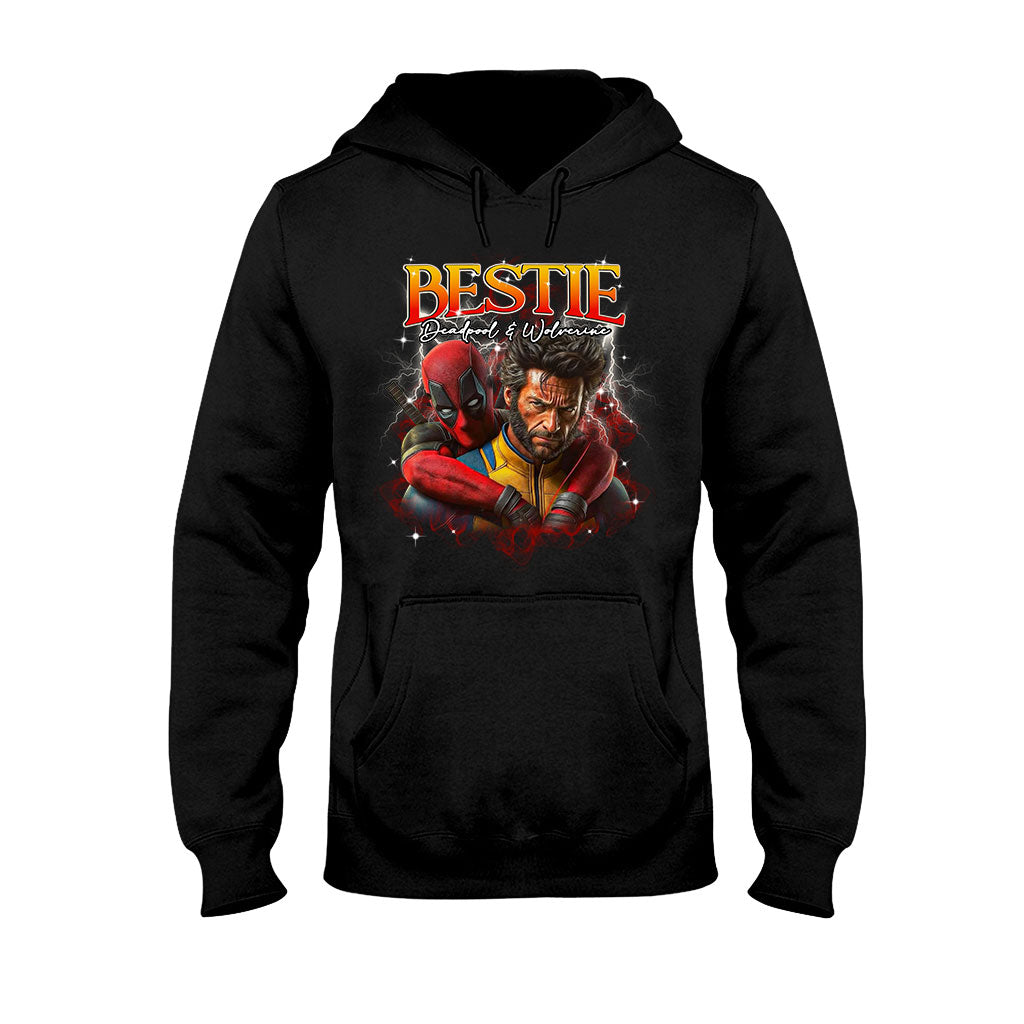 Bestie Forever 90s Vintage Bootleg Tee - Personalized The Psychopath T-shirt And Hoodie