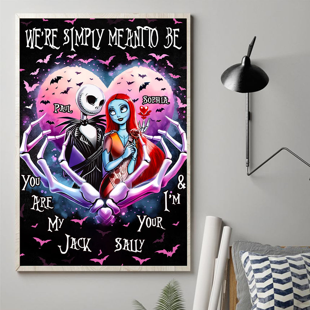 Simply Meant To Be - Personalized Nightmare Canvas And Poster