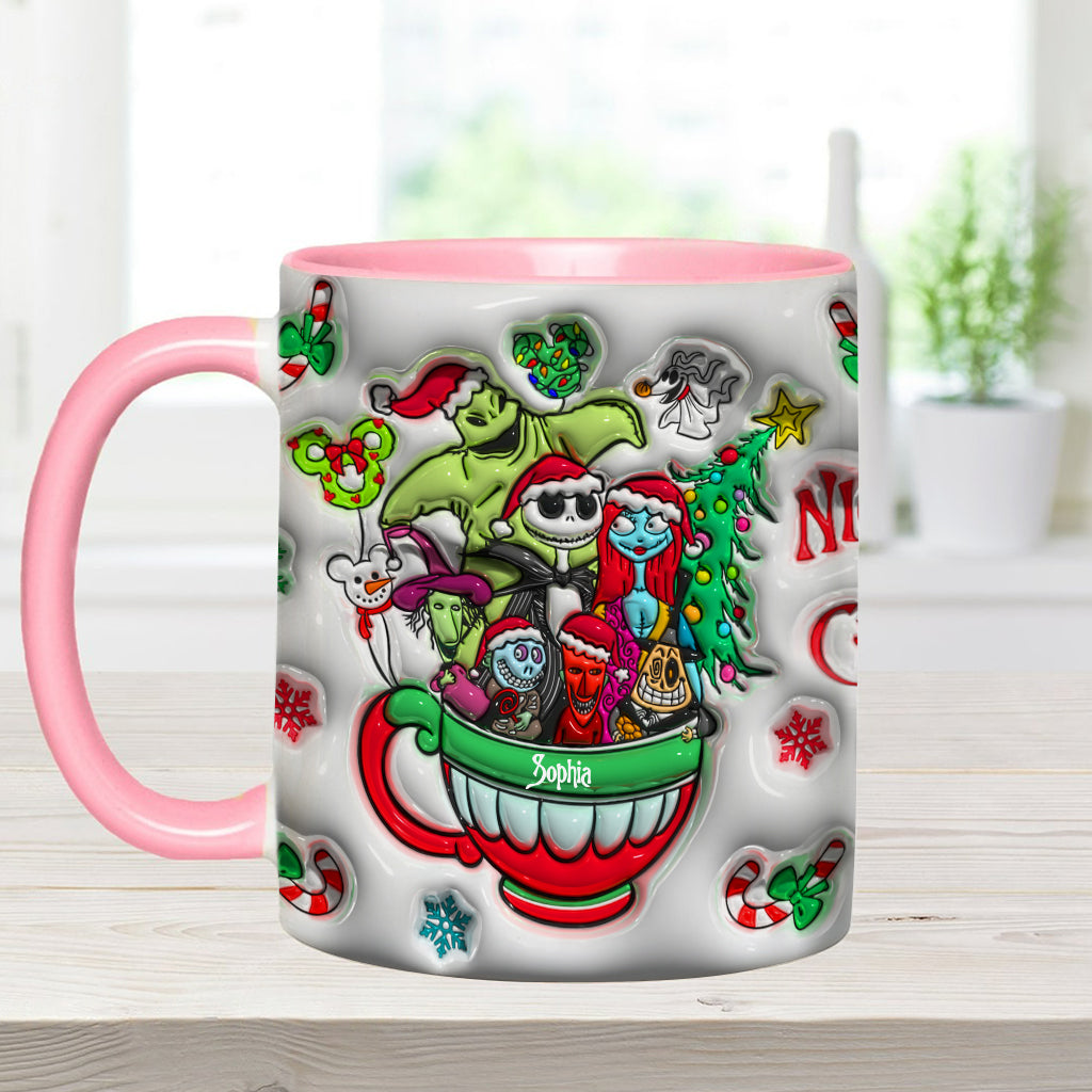 Merry Grinchmas - Personalized Nightmare Accent Mug