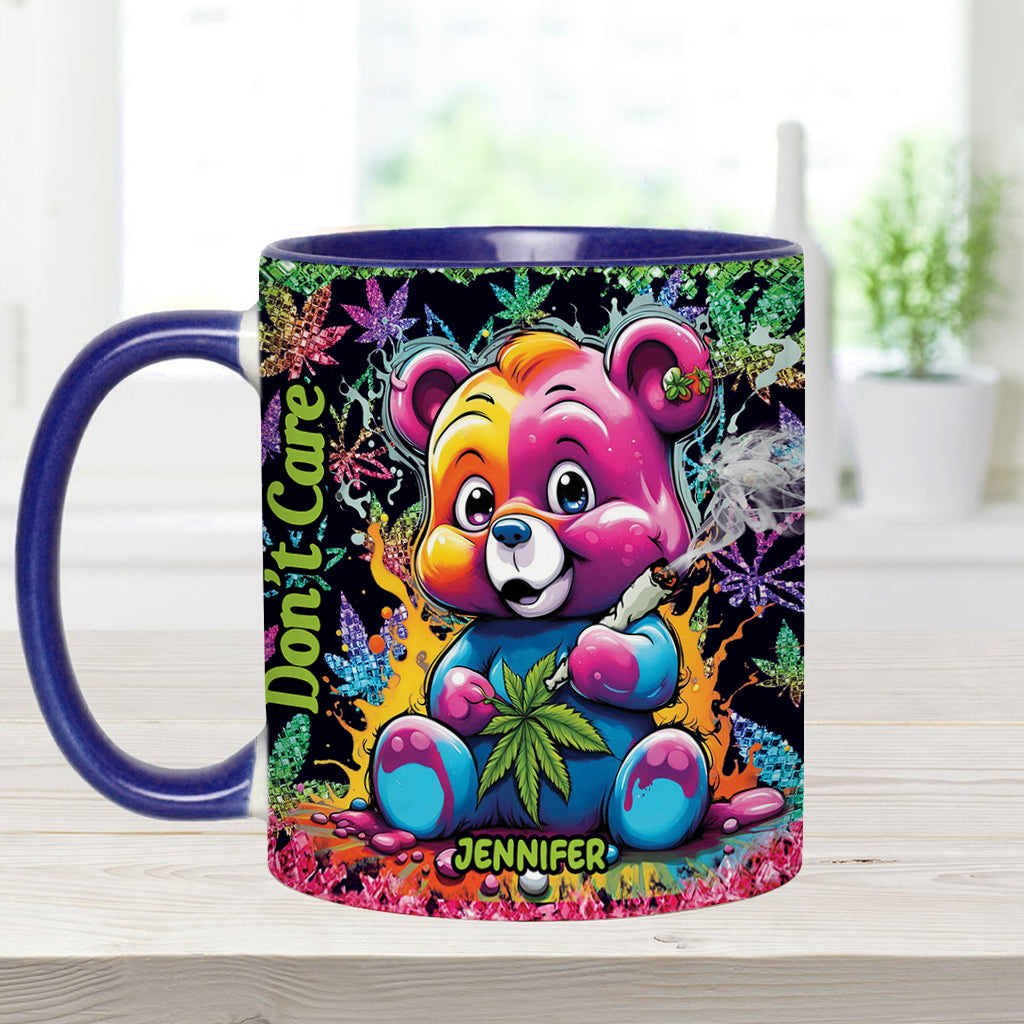 Don't Care Bear - Personalized Weed Accent Mug