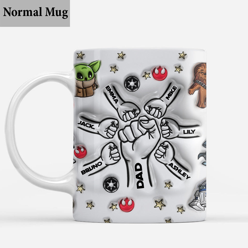Best Dad Mom In The Galaxy - Personalized The Force Mug