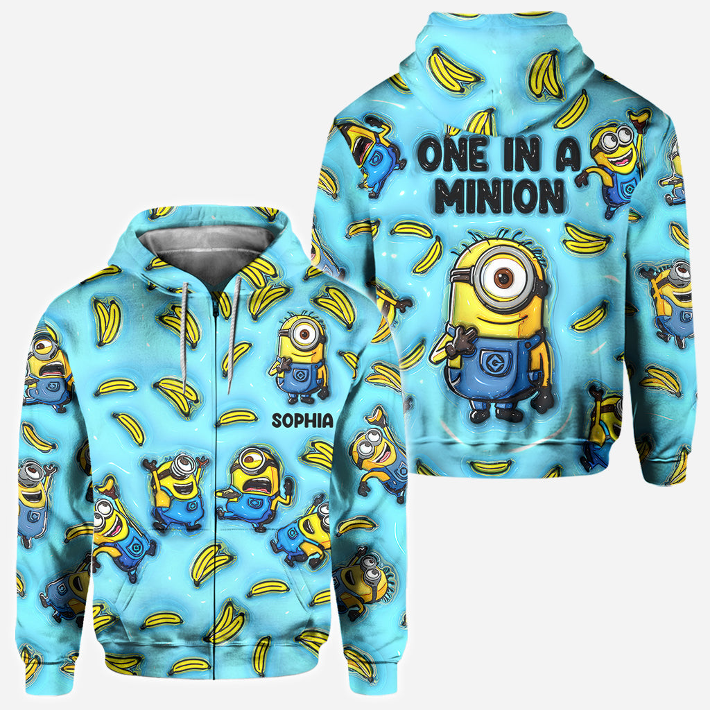 One In The Minion - Personalized All Over Shirt