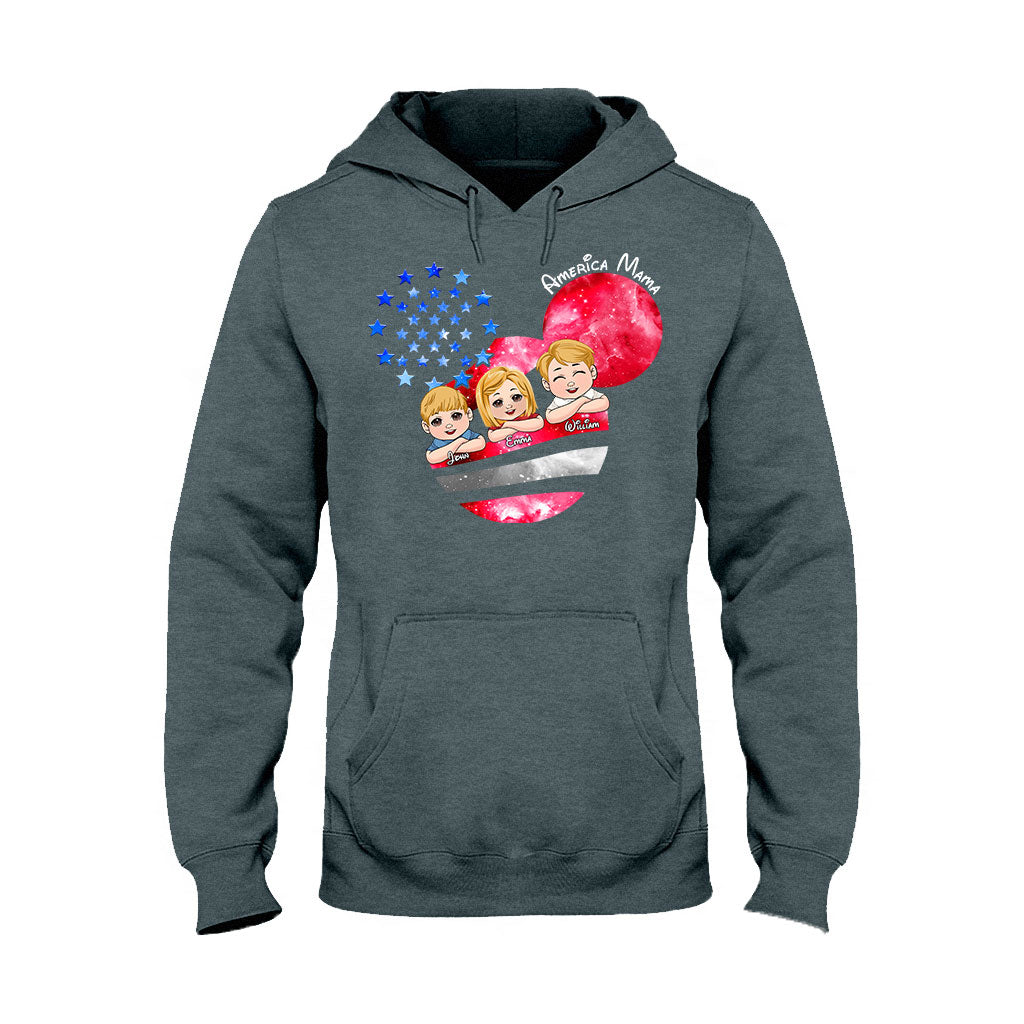 Magical America Mama - Personalized Mother T-shirt And Hoodie