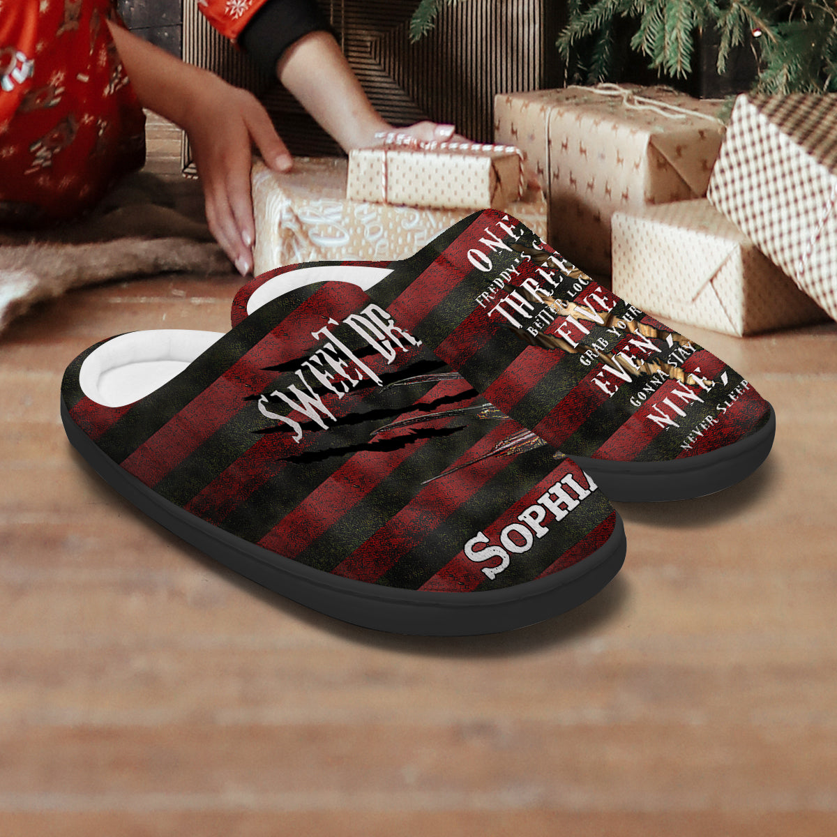 Sweet Dreams - Personalized Sweet Dreams Slippers