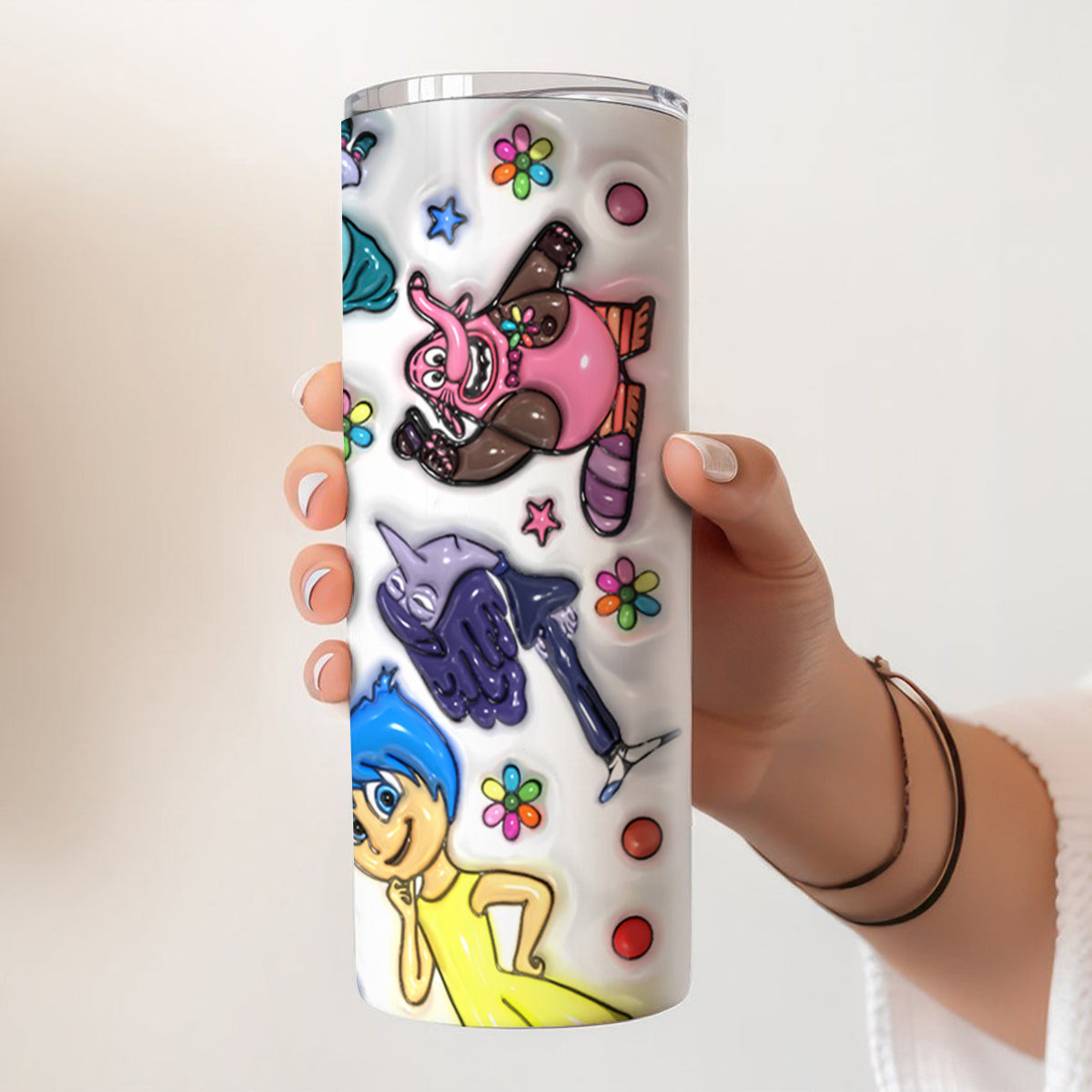It's Ok To Feel All The Feels - Personalized Skinny Tumbler