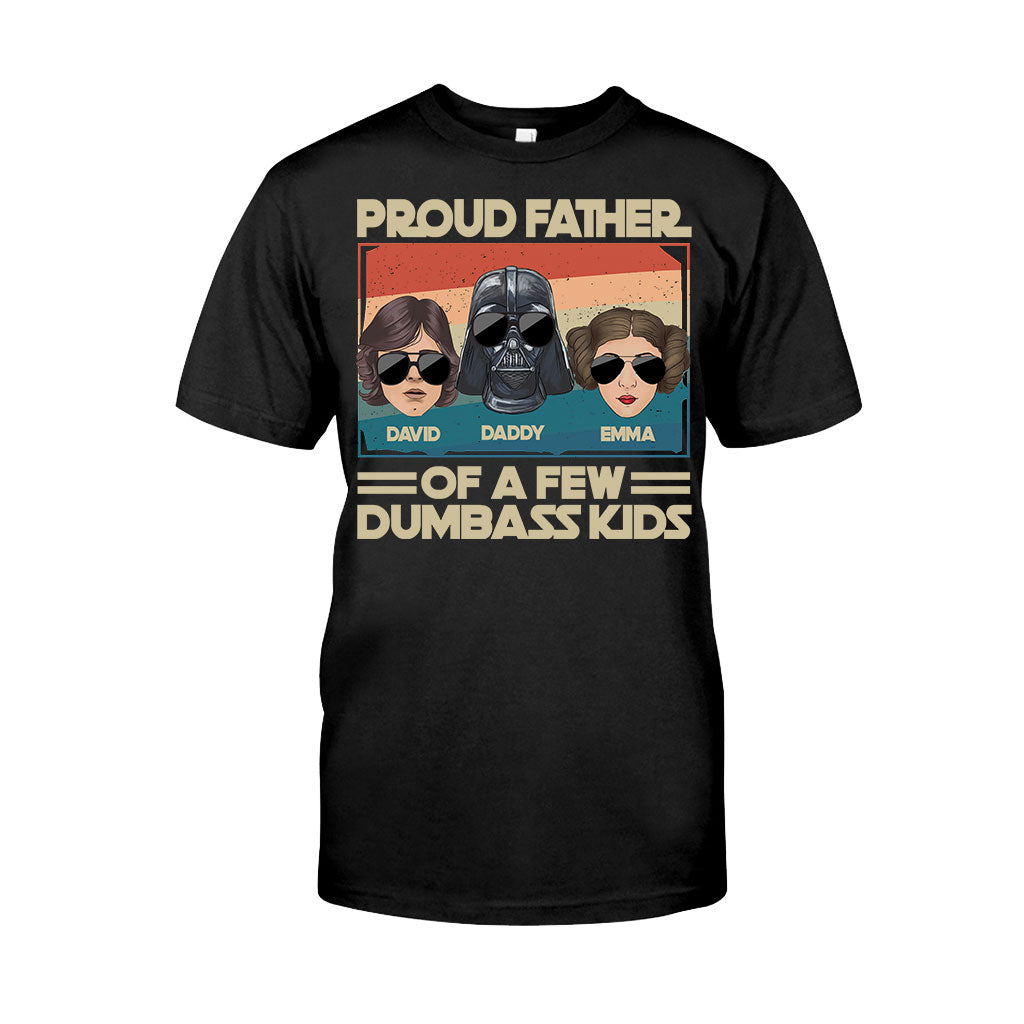 Proud Father Of A Few Kids - Personalized The Force T-shirt And Hoodie