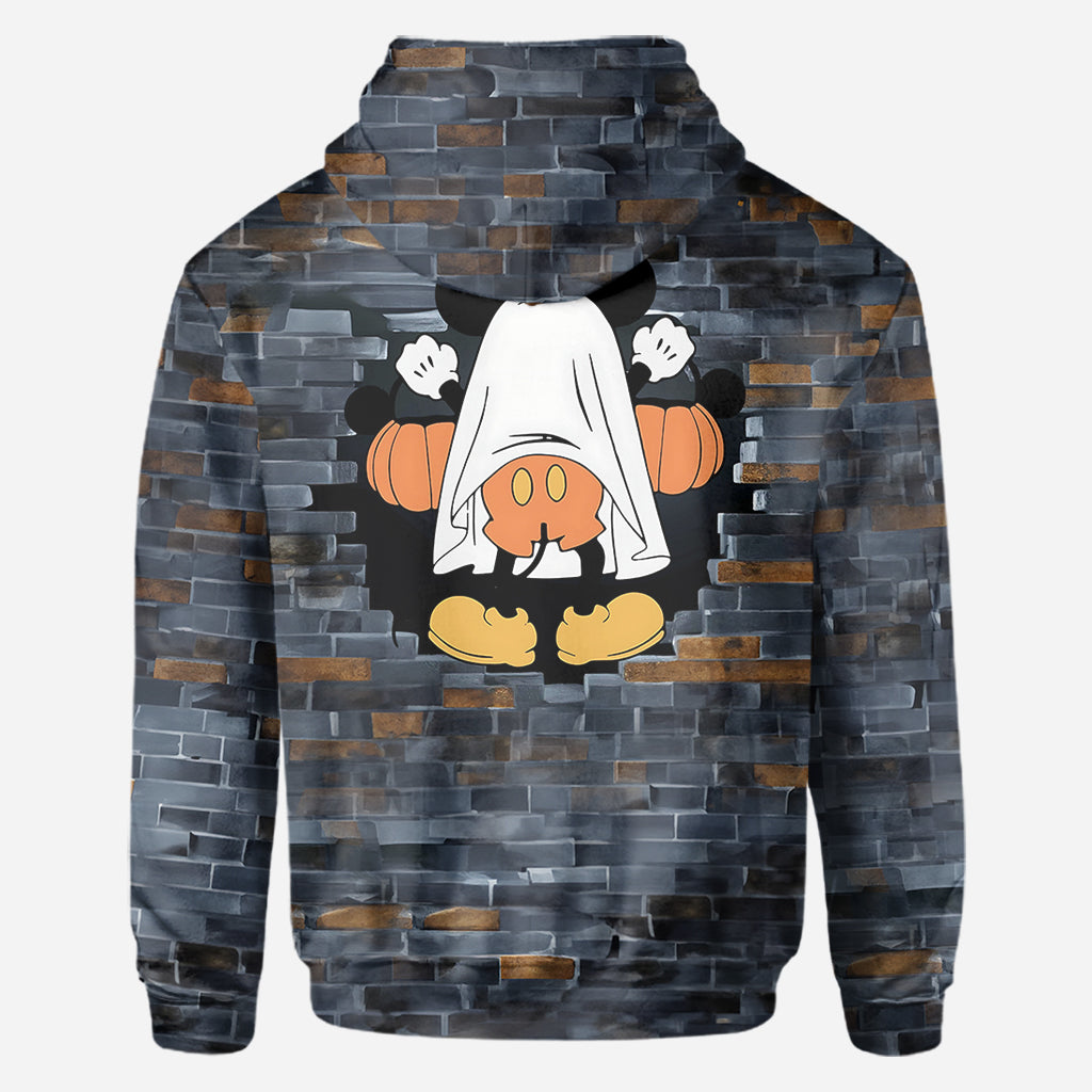 Funny Ghost Mouse - Personalized Mouse All Over Shirt