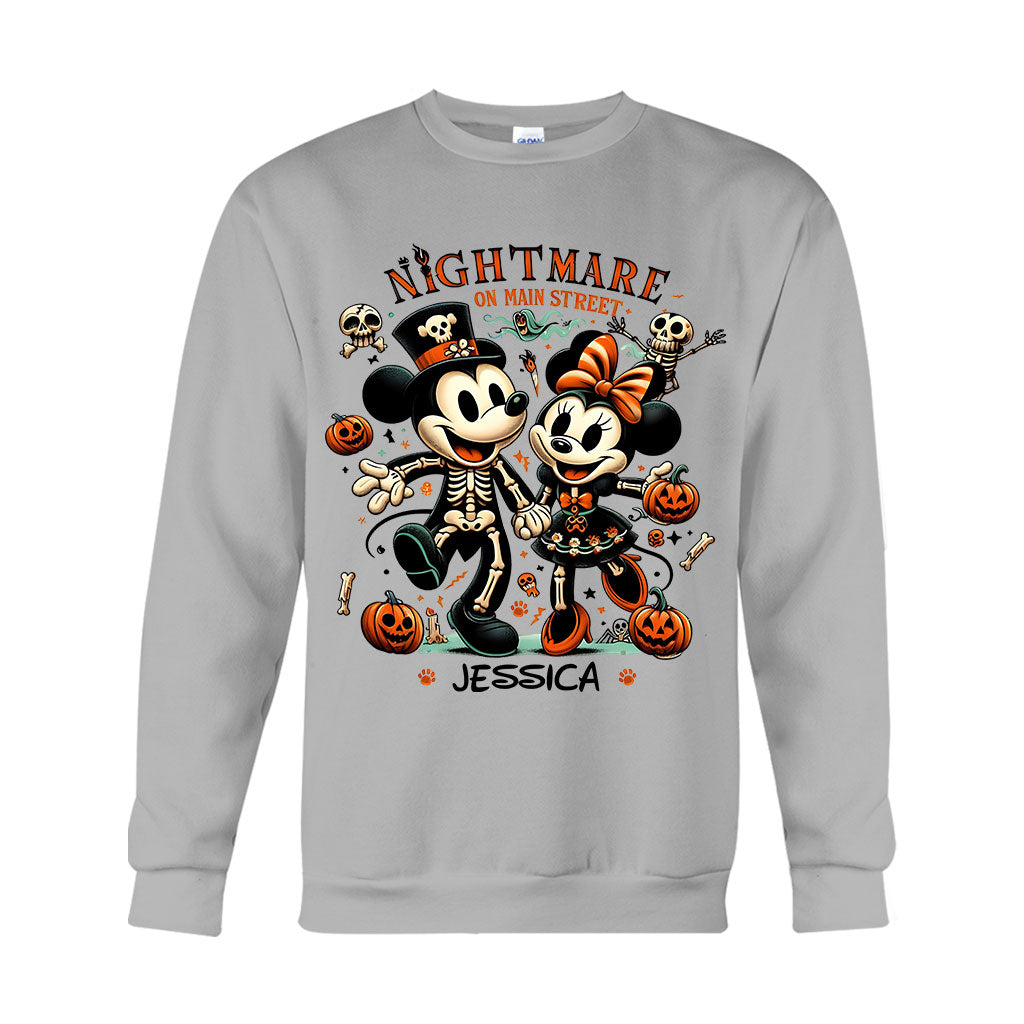 Nightmare On Main Street - Personalized Mouse T-shirt And Hoodie