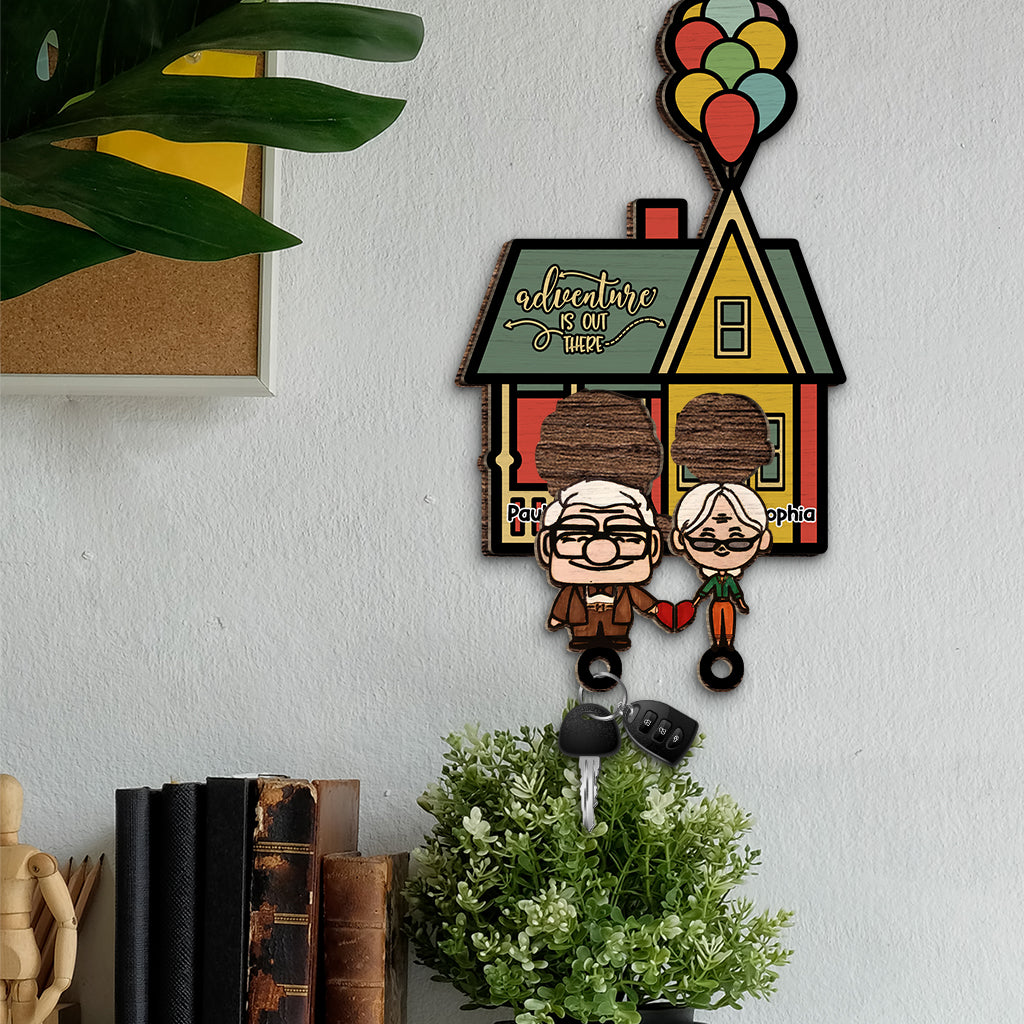 Adventure Is Out Here - Personalized Mouse Key Holder