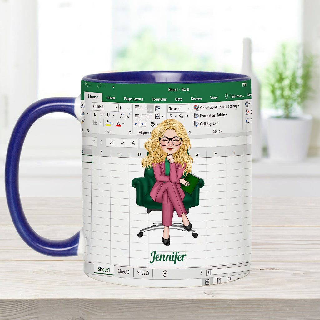 Freak In The Sheet - Personalized Colleague Accent Mug