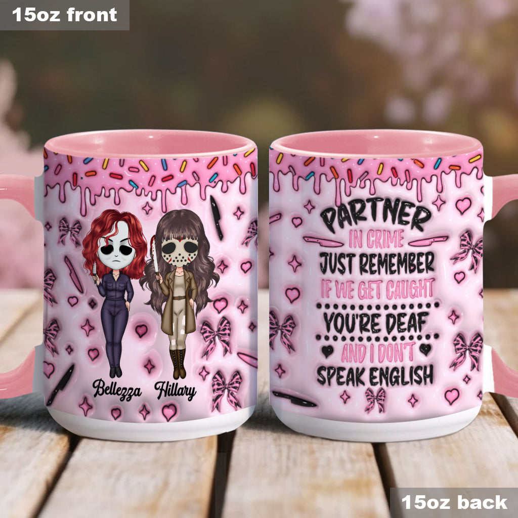 Partner In Crime - Personalized Accent Mug
