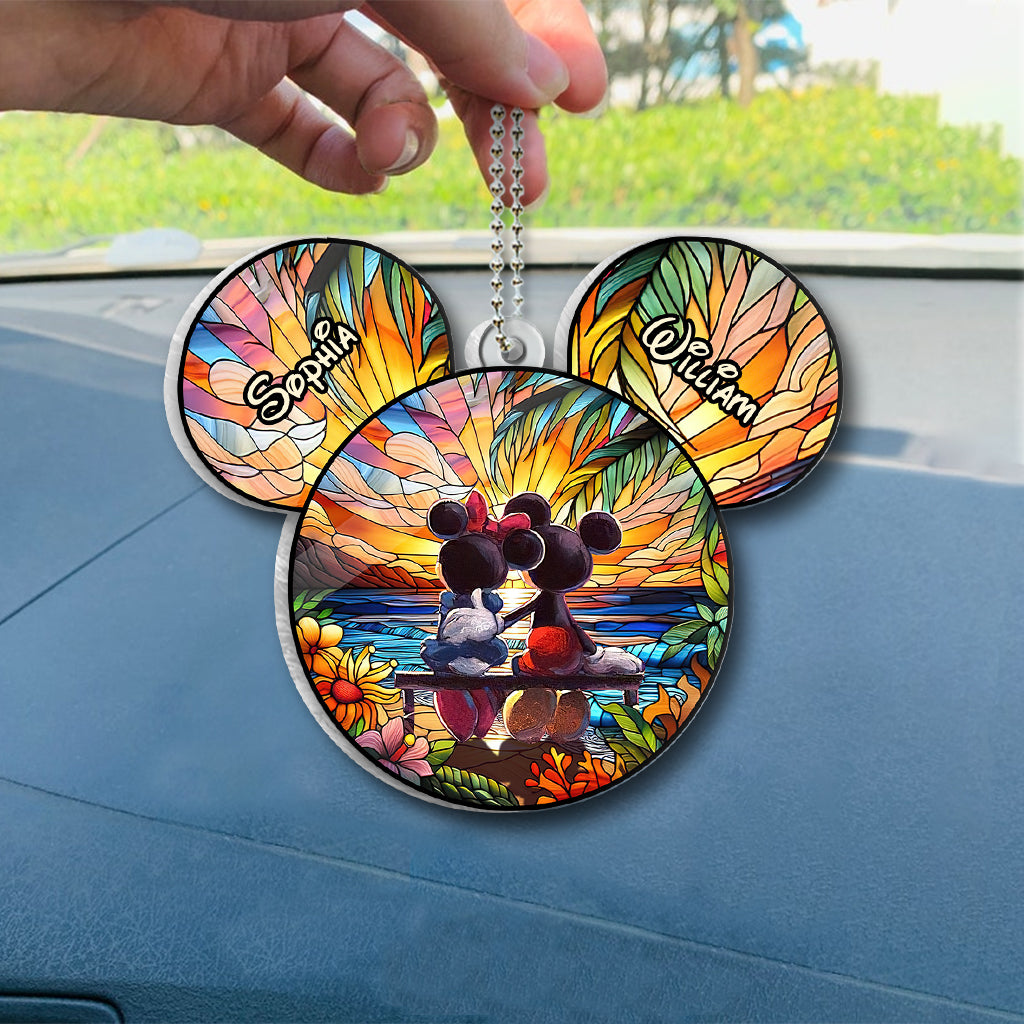 You And Me We Got This - Personalized Mouse Transparent Car Ornament