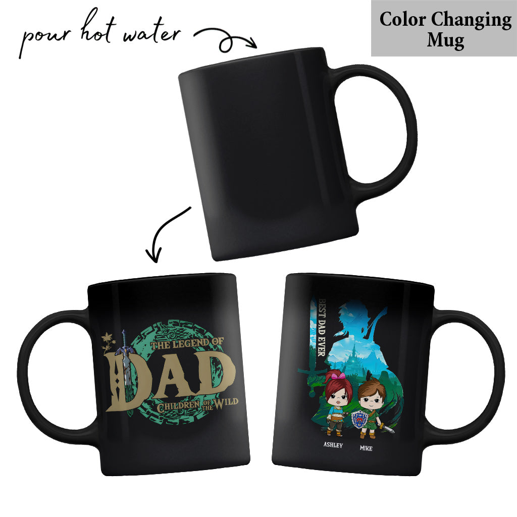 The Legend Of Dad/ Mom/ Nana... - Personalized The Hero's Legend Mug
