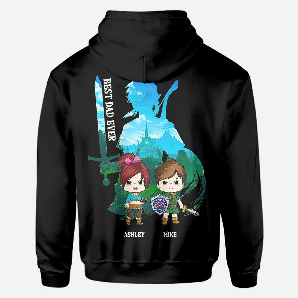 The Legend Of Dad/ Mom/ Nana... - Personalized The Hero's Legend All Over Shirt
