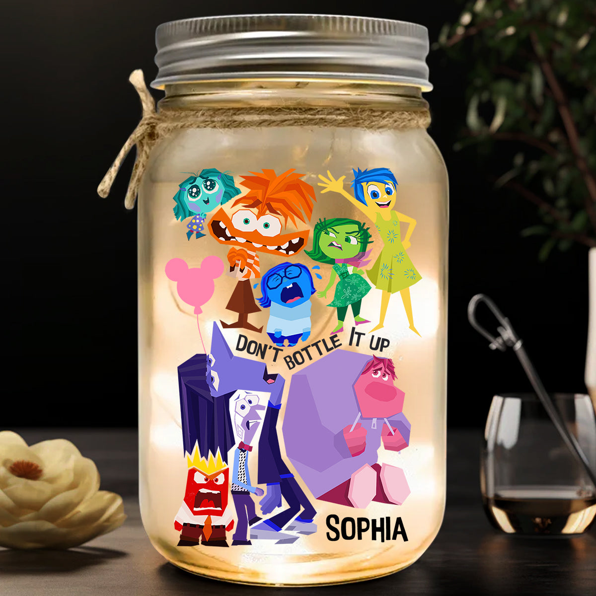 Don't Bottle It Up - Personalized Mason Jar Light