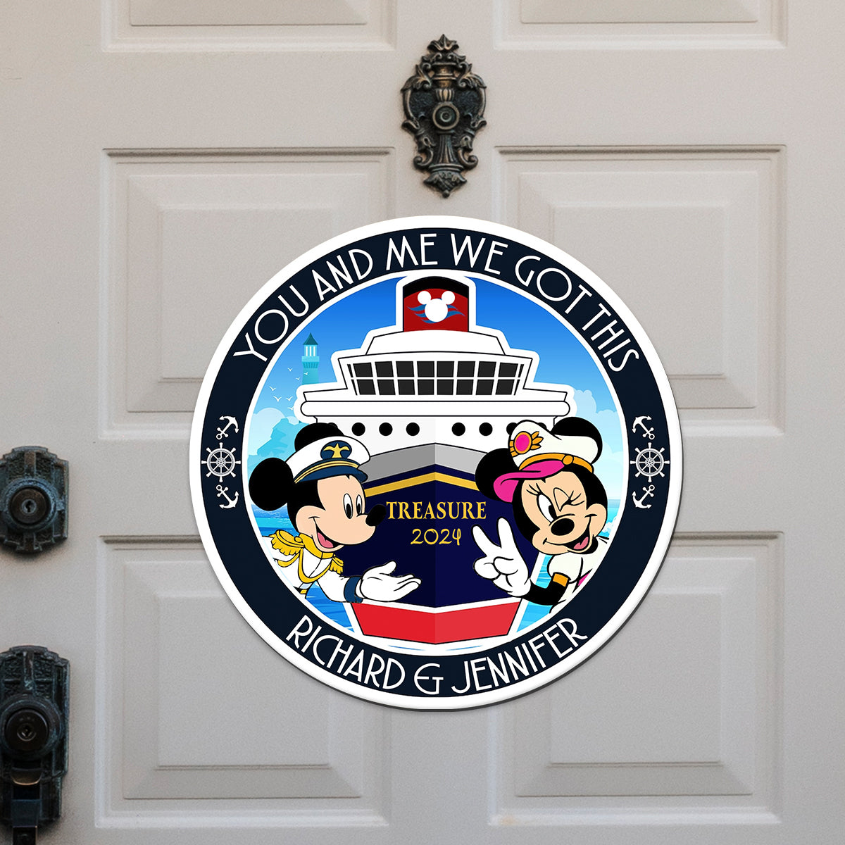 You And Me We Got This - Personalized Mouse Magnet