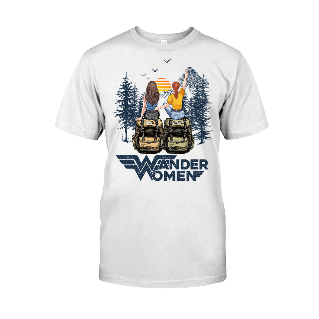 Wander Woman - Personalized Hiking T-shirt And Hoodie