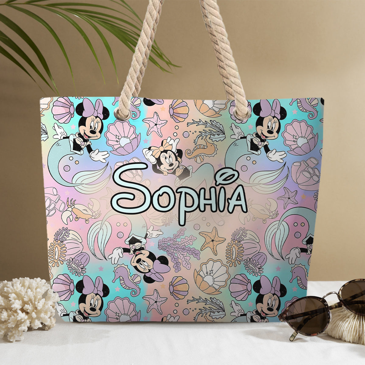 Summer Magical - Personalized Mouse Beach Bag