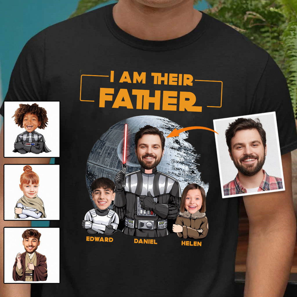 I Am Their Father - Personalized The Force T-shirt And Hoodie