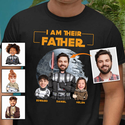 I Am Their Father - Personalized The Force T-shirt And Hoodie