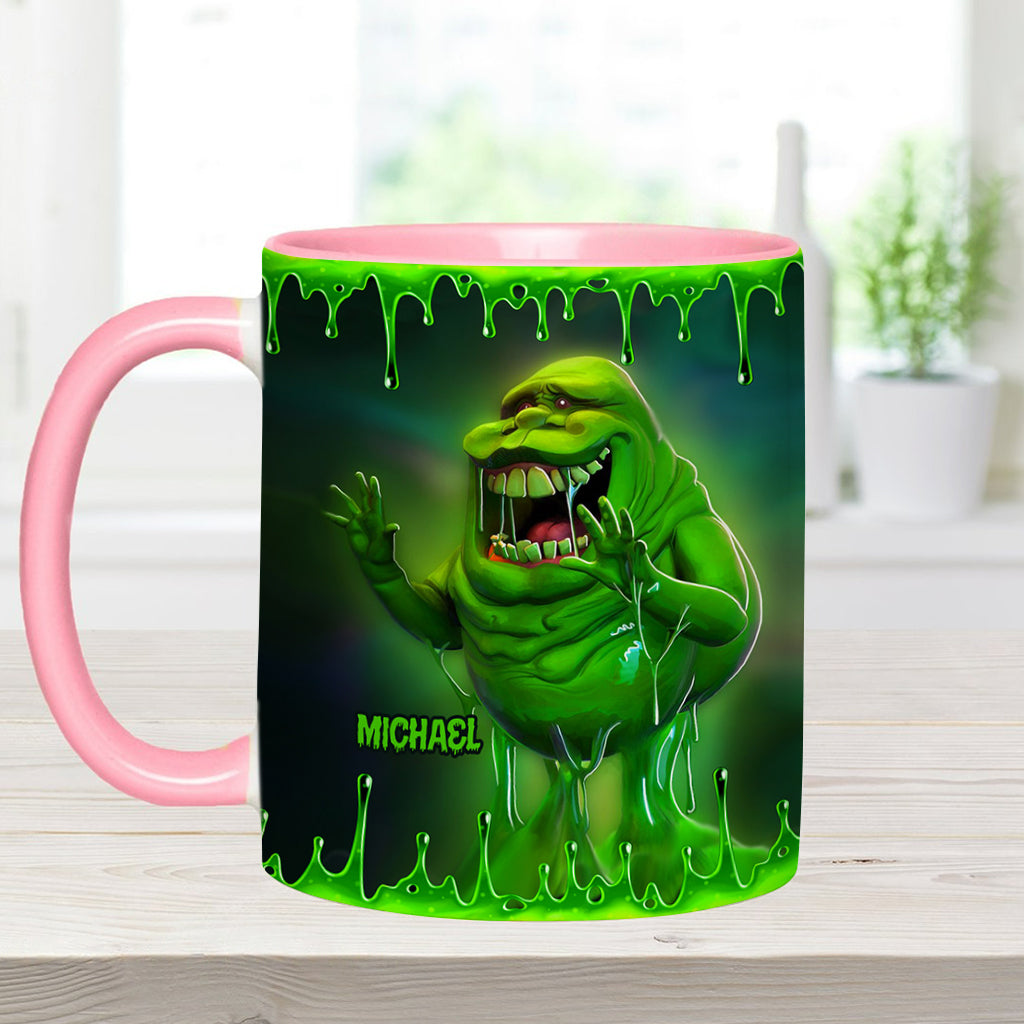 Green Ghost - Personalized Accent Mug
